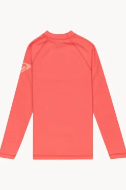 Rashies & Sunsuits|Roxy Girls Heater Long Sleeve Suntop Dubarry