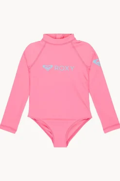 Rashies & Sunsuits|Roxy Girls Heater Long Sleeve Sunsuit Pink
