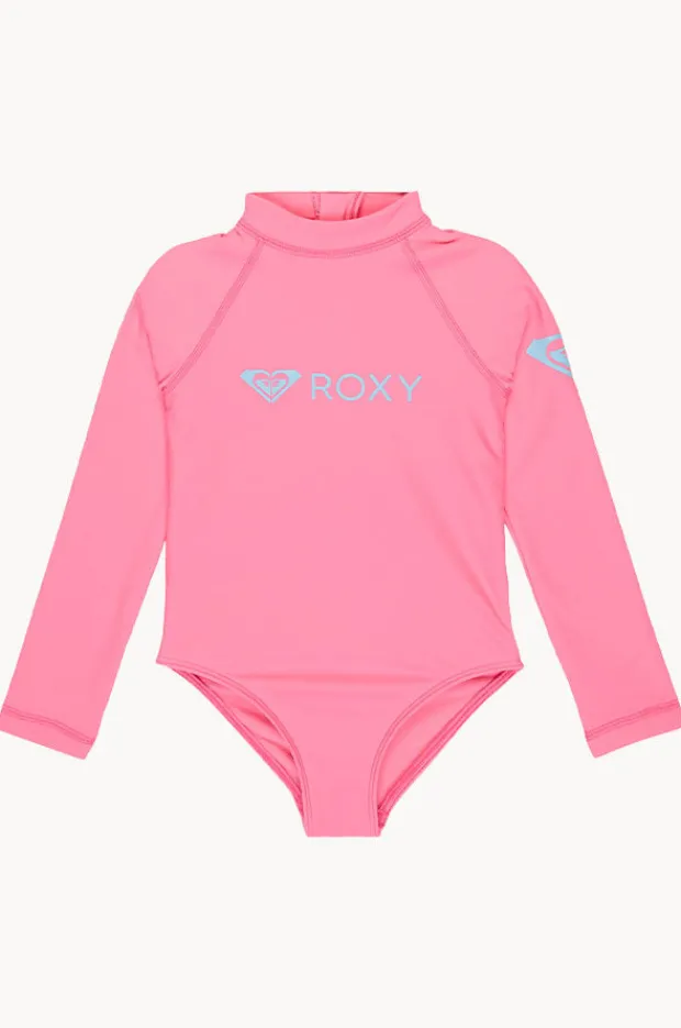 Rashies & Sunsuits|Roxy Girls Heater Long Sleeve Sunsuit Pink