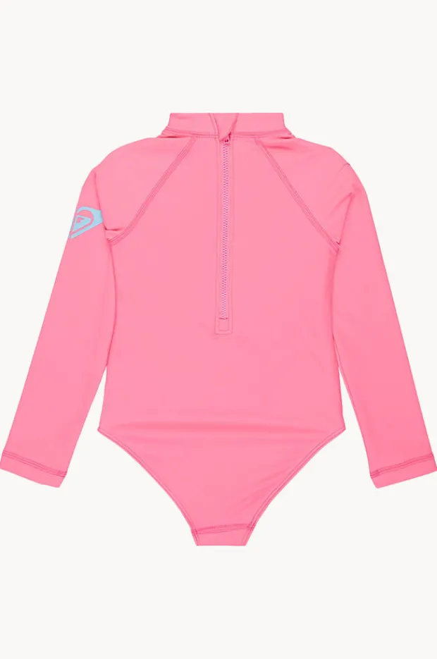 Rashies & Sunsuits|Roxy Girls Heater Long Sleeve Sunsuit Pink