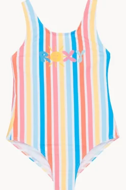 One Pieces|Roxy Girls Holy Stripe One Piece Blue/Natural
