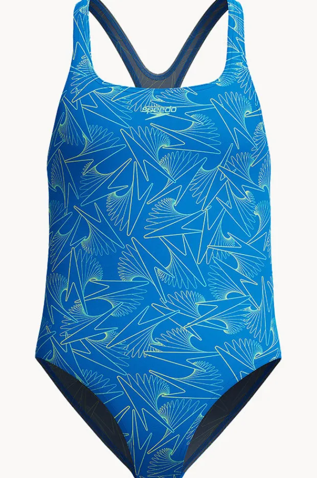 One Pieces|Speedo Girls Hyperboom Allover Medalist One Piece Lagoon