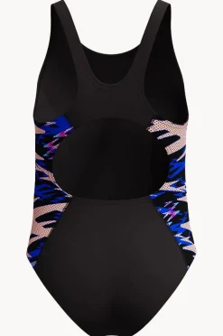 One Pieces|Speedo Girls Hyperboom Splice Muscleback One Piece Black/pink