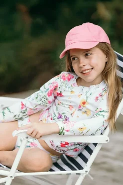 Rashies & Sunsuits|Minihaha Girls Ivy 3 Piece Set Blue/Natural