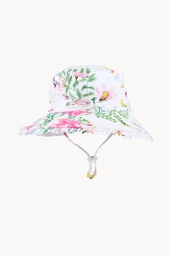 Hats|Minihaha Girls Ivy Swim Hat Blue/natural