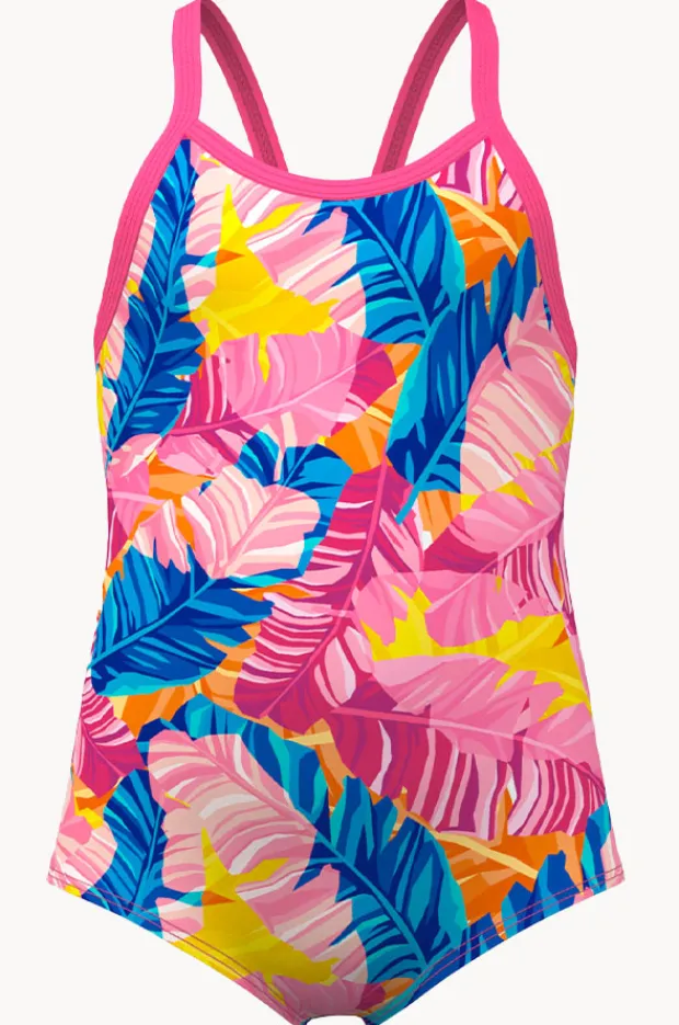 One Pieces|Funkita Girls Just Jungle One Piece Pink/blue