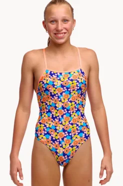 One Pieces|Funkita Girls Killer Flowers Tie Me Tight One Piece Multi
