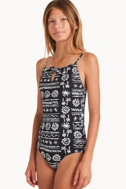 One Pieces|Billabong Girls Lost On You One Piece BLACK