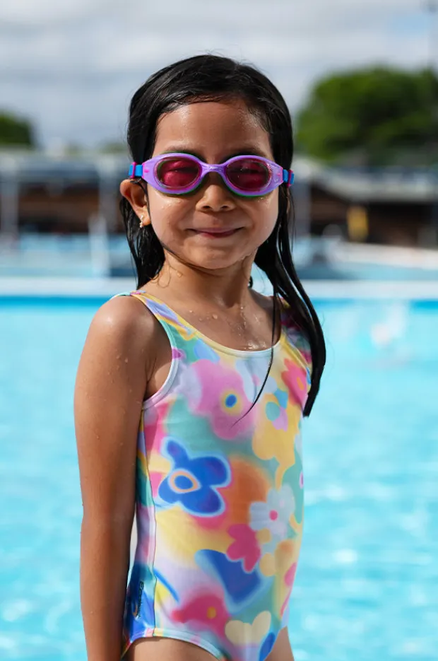 One Pieces|Zoggs Girls Maisie Scoopback One Piece Multi