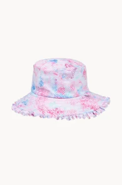 Hats|Minihaha Girls Malia Sequin Sunhat Pink/Blue