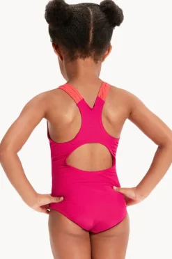 One Pieces|Speedo Girls Medalist One Piece Pink