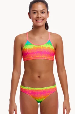 Bikini Sets|Funkita Girls Melting Mayhem Crop Set Multi