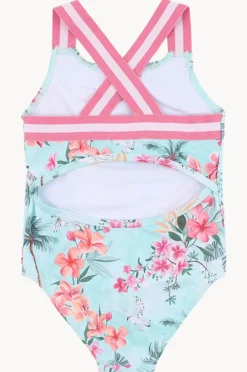 One Pieces|Minihaha Girls Milana One Piece Blue/Multi