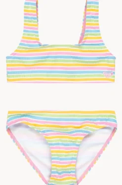 Bikini Sets|Roxy Girls Mirage Stripe Bralette Set Multi