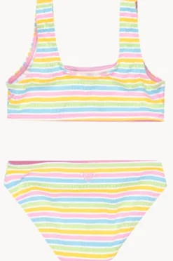 Bikini Sets|Roxy Girls Mirage Stripe Bralette Set Multi