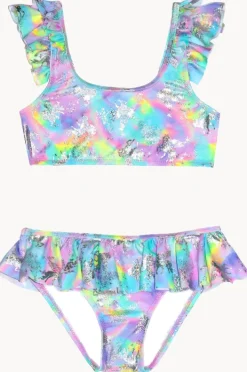 Bikini Sets|Salty Ink Girls Miss Dazzle Frill Crop Set Multi