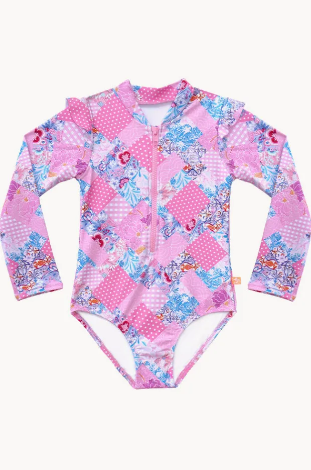 Rashies & Sunsuits|Salty Ink Girls Miss Dollhouse Long Sleeve Sunsuit Dolly