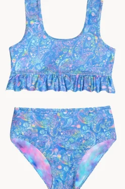 Bikini Sets|Salty Ink Girls Miss Mystical Reversible Crop Set Blue/Pink