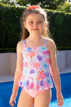Tankini Sets|Salty Ink Girls Miss Tankini Set Peony