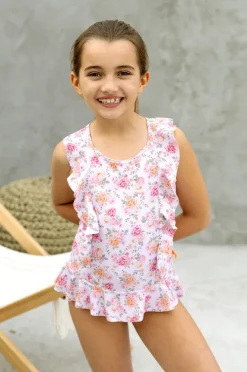 One Pieces|Salty Ink Girls Miss Rosie One Piece Pink