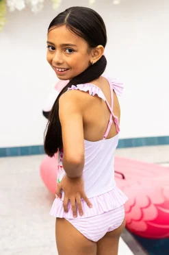Tankini Sets|Salty Ink Girls Miss Vacay Tankini Set Pink/Multi
