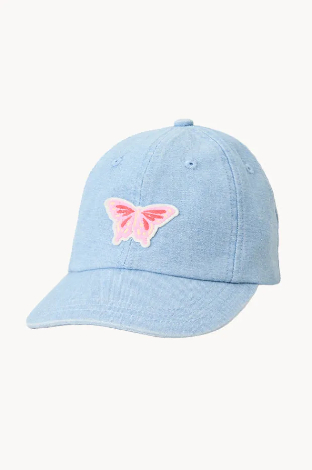 Hats|Rip Curl Girls Mixed 6 Panel Cap Denim
