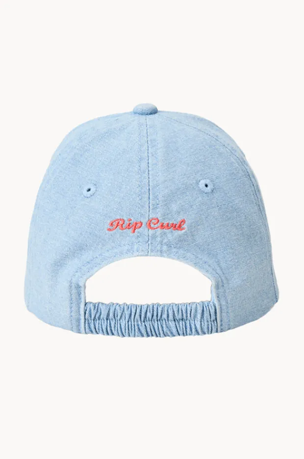 Hats|Rip Curl Girls Mixed 6 Panel Cap Denim