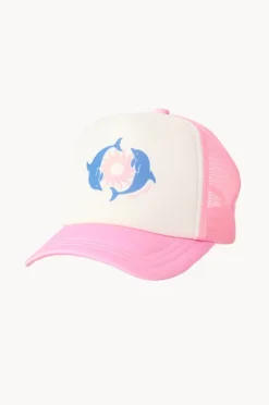 Hats|Rip Curl Girls Mixed Revival Trucker Cap Powder pink