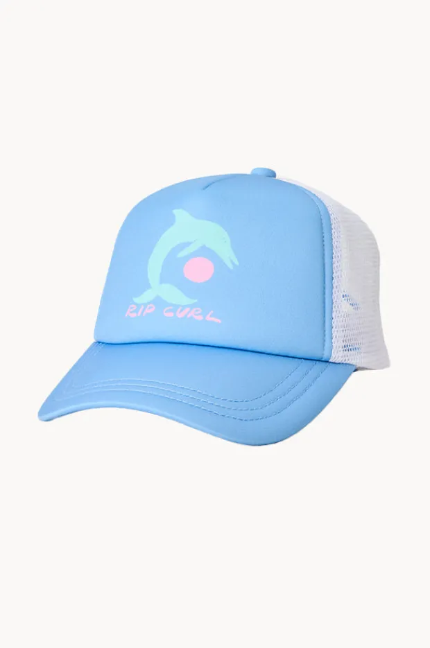 Hats|Rip Curl Girls Mixed Revival Trucker Cap Sky blue