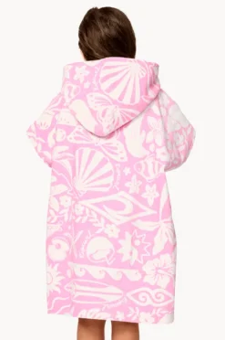 Towel Robes & Ponchos|Towel Robes & Ponchos|Rip Curl Girls Mixed Snap Hooded Towel Pink