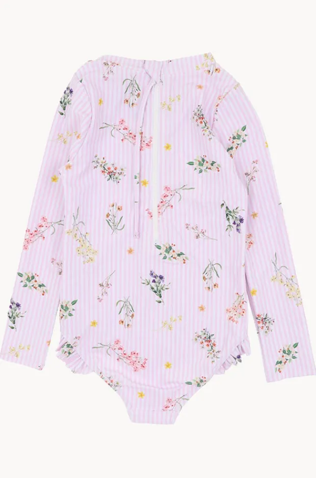 Rashies & Sunsuits|Minihaha Girls Myra Sunsuit Pink/Multi