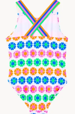 One Pieces|Milky Girls Neon Fun Sporty One Piece Blue/Natural