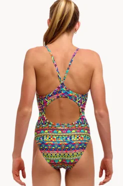One Pieces|Funkita Girls Packed Up Diamond Back One Piece Multi