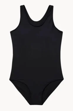 Period Swimwear|One Pieces|Modibodi Girls Period Proof Racerback One Piece BLACK