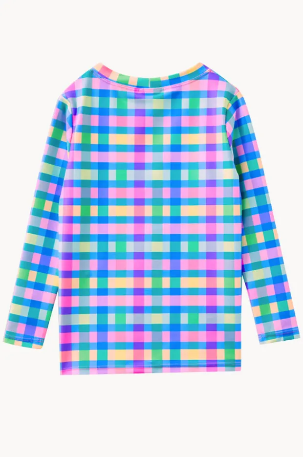 Rashies & Sunsuits|Rashies & Sunsuits|Milky Girls Picnic Check Suntop Multi