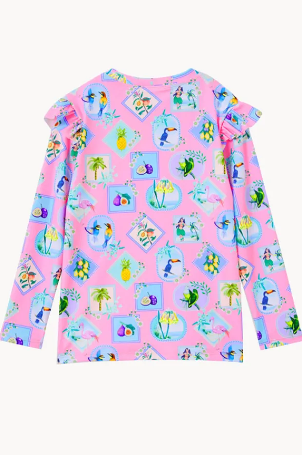 Rashies & Sunsuits|Milky Girls Resort Suntop Pink