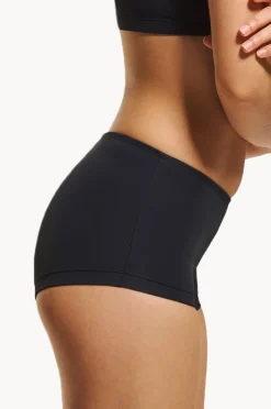 Period Swimwear|Love Luna Girls Plain Boyleg BLACK