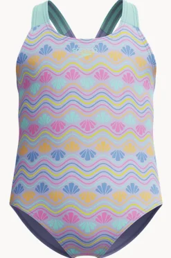 One Pieces|Speedo Girls Print One Piece Lavender