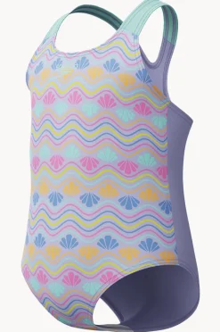One Pieces|Speedo Girls Print One Piece Lavender