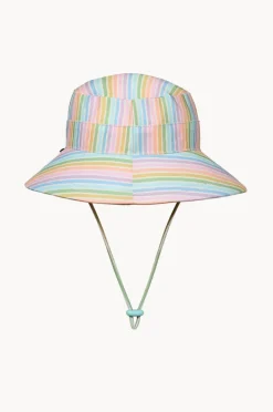 Hats|Bedhead Girls Rainbow Classic Bucket Sunhat Multi