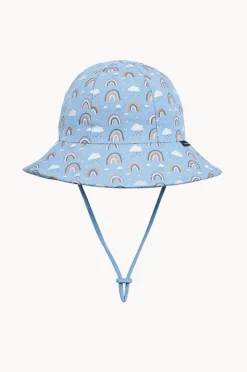 Hats|Bedhead Girls Rainbow Ponytail Bucket Hat Chambray