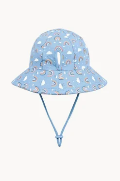 Hats|Bedhead Girls Rainbow Ponytail Bucket Hat Chambray