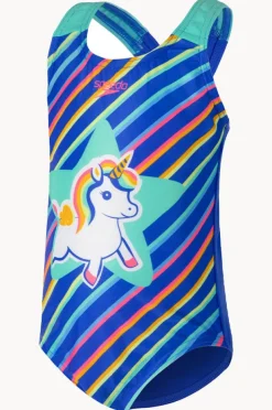 One Pieces|Speedo Girls Rainbow Unicorn One Piece Arctic