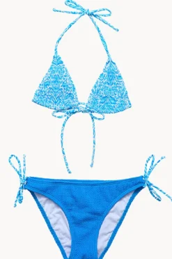 Bikini Sets|Snapper Rock Girls Santorini Tri Set Blue