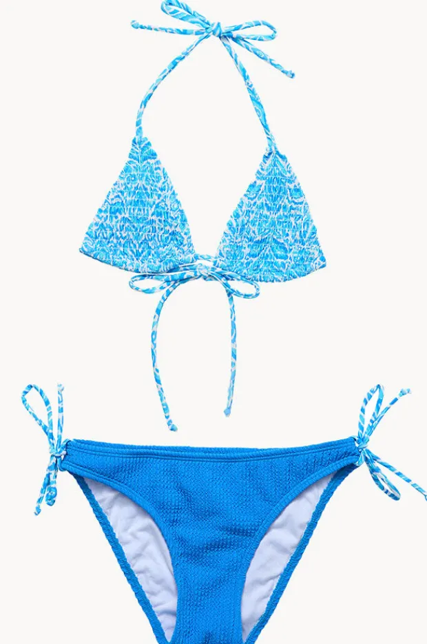 Bikini Sets|Snapper Rock Girls Santorini Tri Set Blue