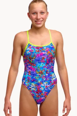 One Pieces|Funkita Girls Sea Life Single Strap One Piece Multi