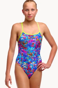 One Pieces|Funkita Girls Sea Life Single Strap One Piece Multi