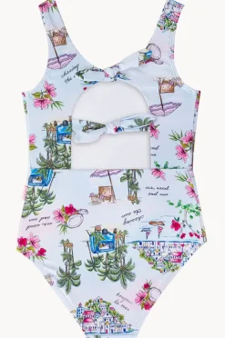 One Pieces|Seafolly Girls Girls Secret Vacay Cut Out One Piece Light Blue