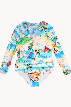 Rashies & Sunsuits|Seafolly Girls Girls South Pacific Sunsuit Multi