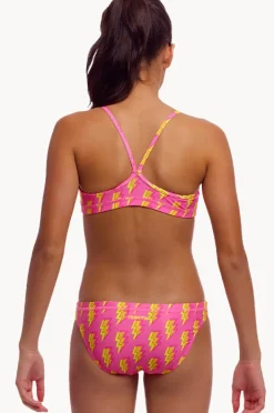 Bikini Sets|Funkita Girls Stunner Crop Set Pink/yellow